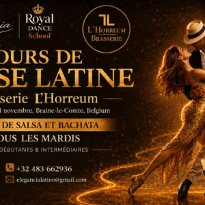 PORTES OUVERTES Cours de SALSA-BACHATA Brasserie L'Horreum Braine le compte — 15 septembre 2026